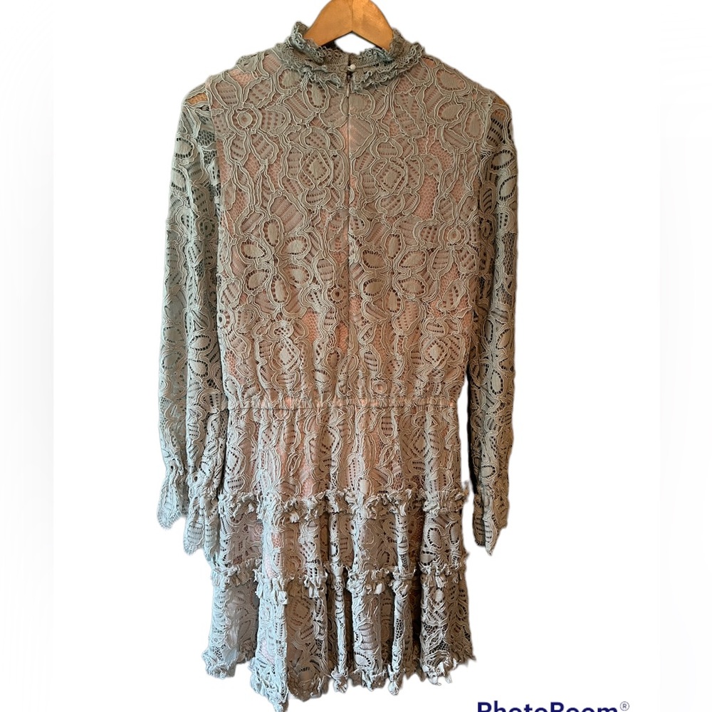 ALEXIS Catalina Dress Blue Lace
Tiered Ruffle - Picture 3 of 8